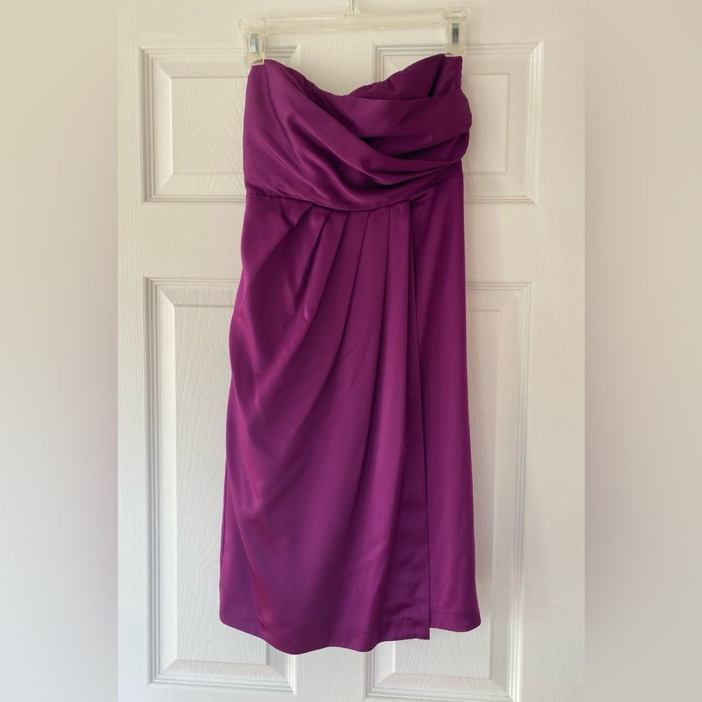 Purple Satin dress